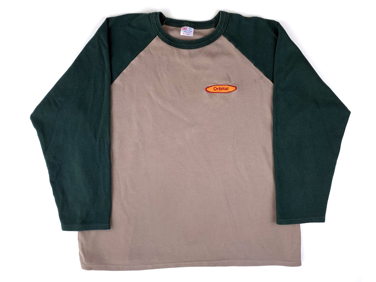 Orbital Two Tone Embroidered Raglan T-Shirt