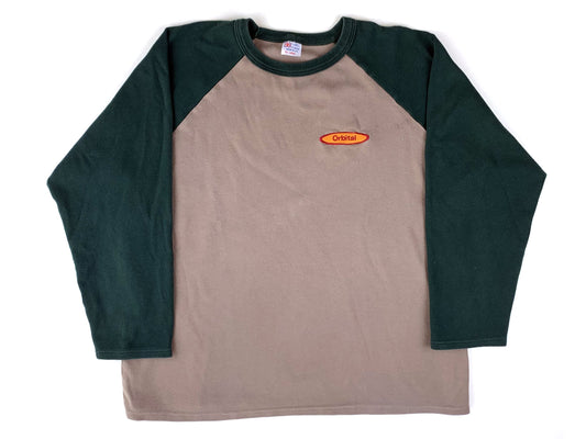 Orbital Two Tone Embroidered Raglan T-Shirt