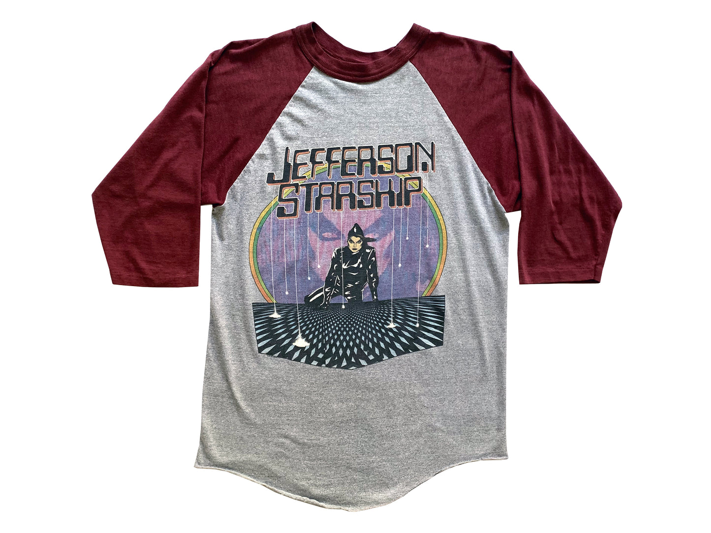 Vintage Jefferson Starship 'Modern Times' Grey T-Shirt Rock n Roll 80s