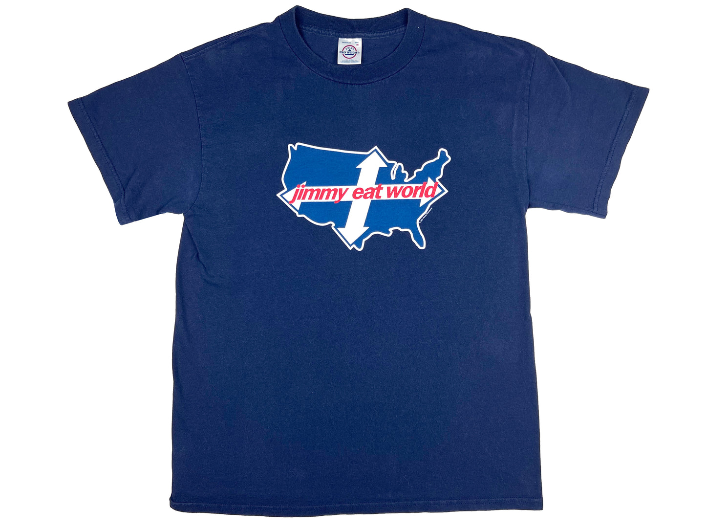 Vintage Jimmy Eat World Blue T-Shirt Emo 90s Indie Rock