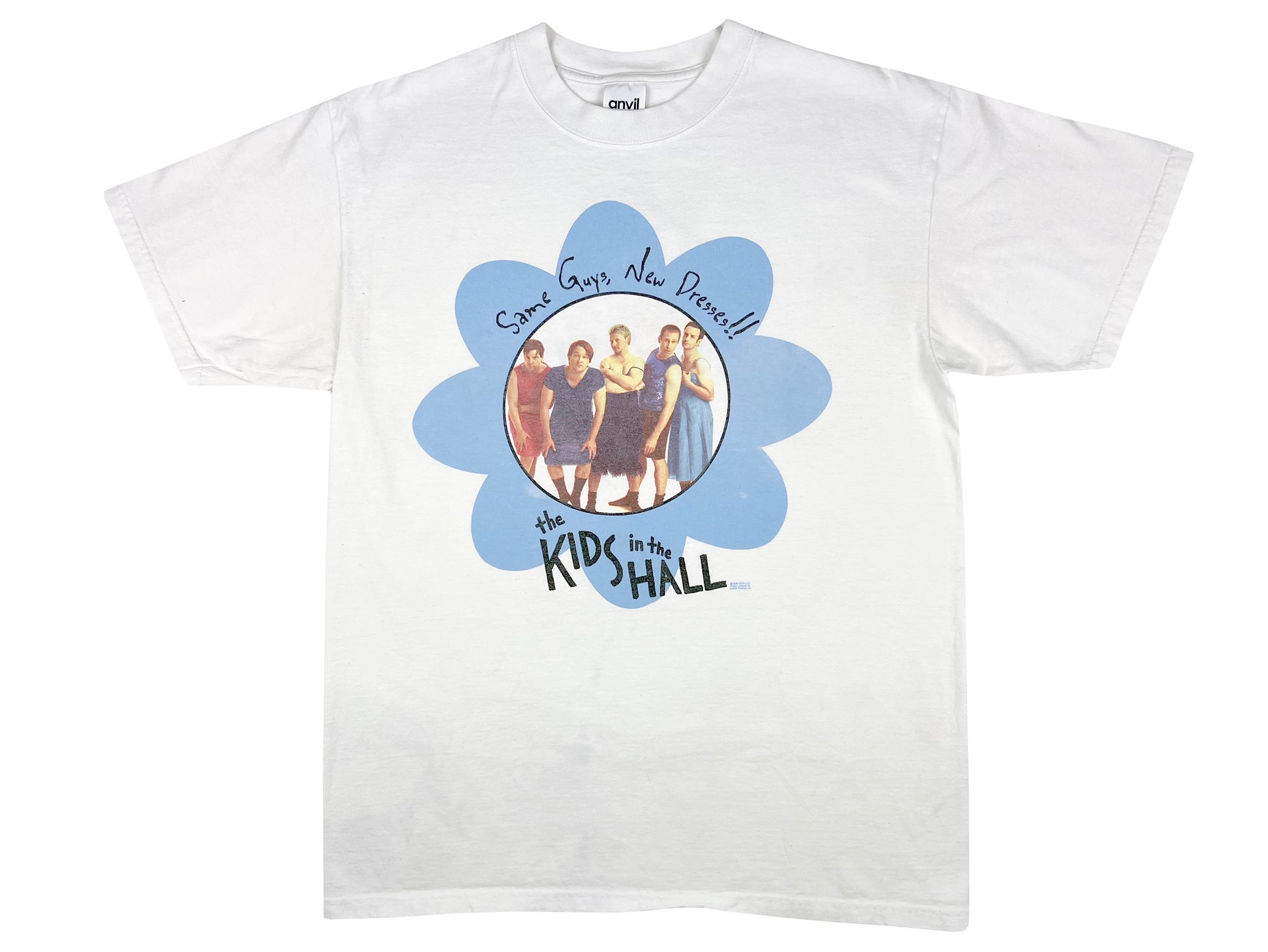 Vintage Kids in the Hall 'Same Guys New Dresses' White T-Shirt Comedy TV Show