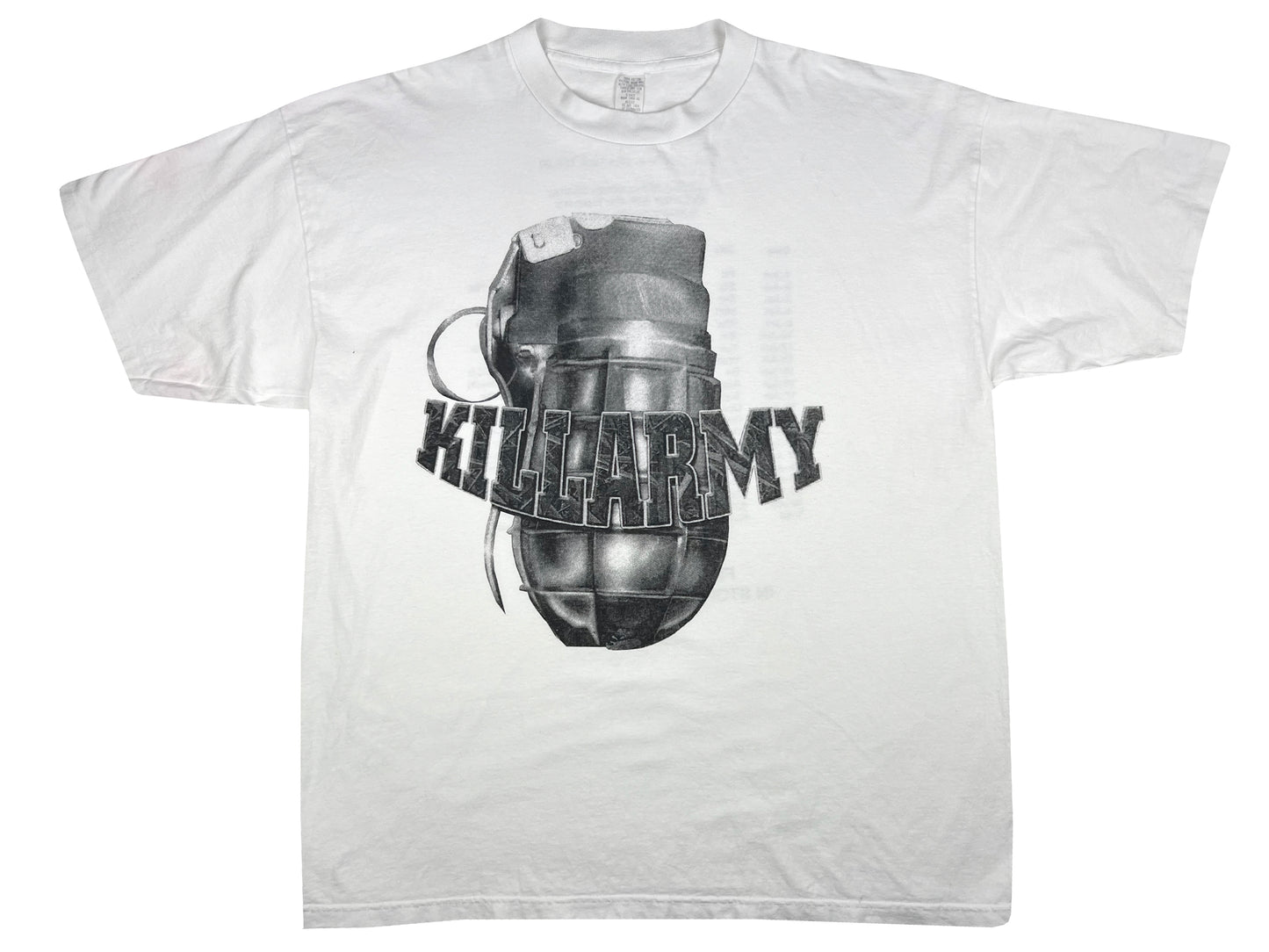 Vintage Killarmy 'Digital Bullet' 2001 Tour White T-Shirt Rap tee Hip Hop y2k Wu tang