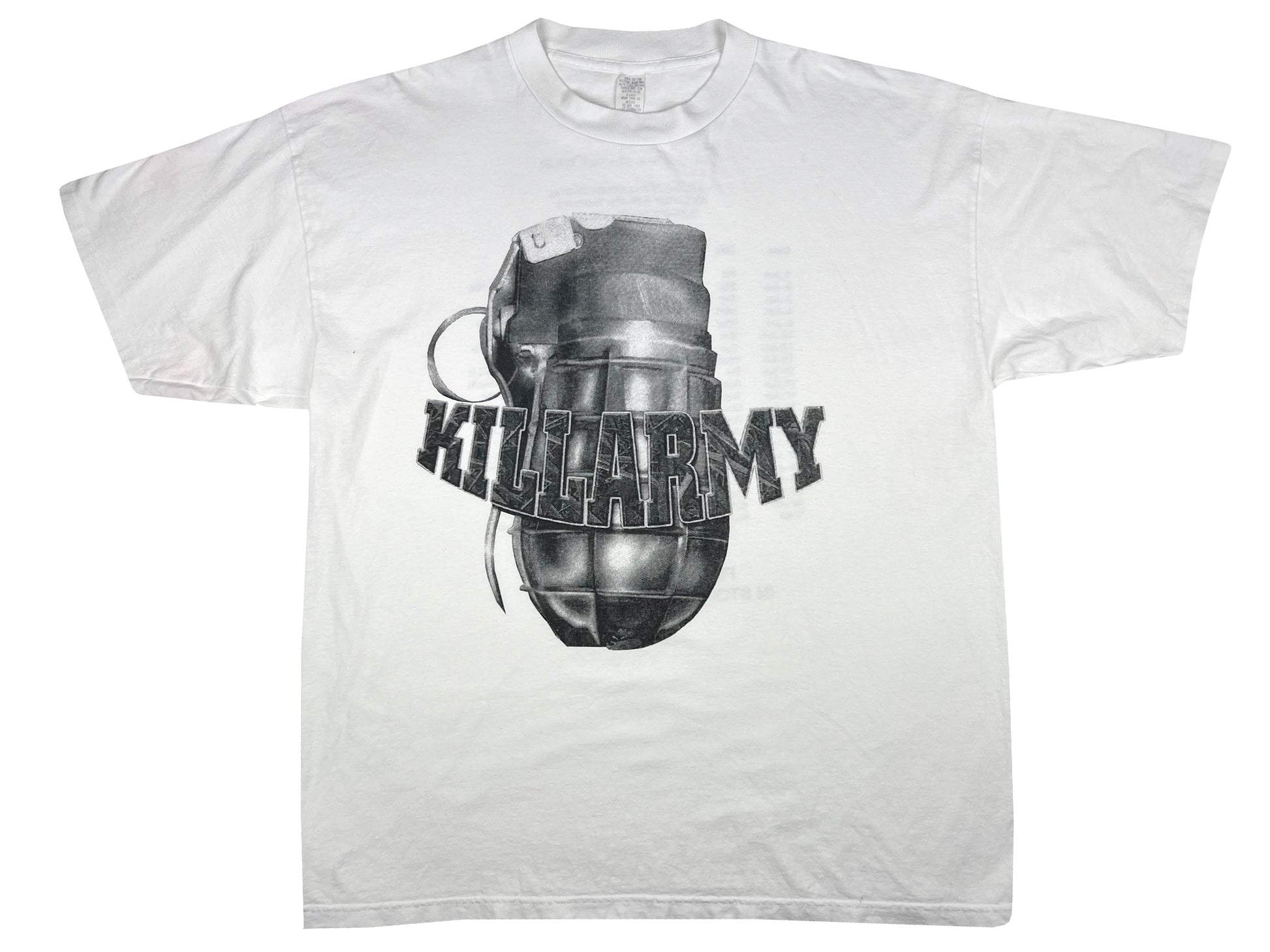 Vintage Killarmy 'Digital Bullet' 2001 Tour White T-Shirt Rap tee Hip Hop y2k Wu tang