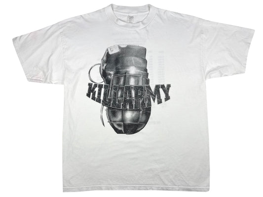 Vintage Killarmy 'Digital Bullet' 2001 Tour White T-Shirt Rap tee Hip Hop y2k Wu tang