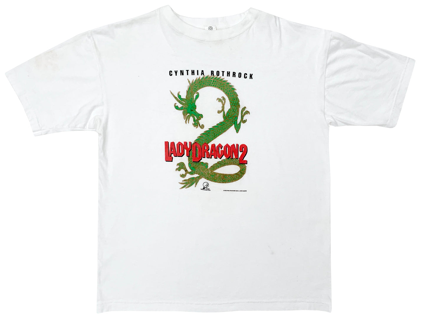 Vintage Lady Dragon 2 Movie White T-Shirt 80s 90s Action