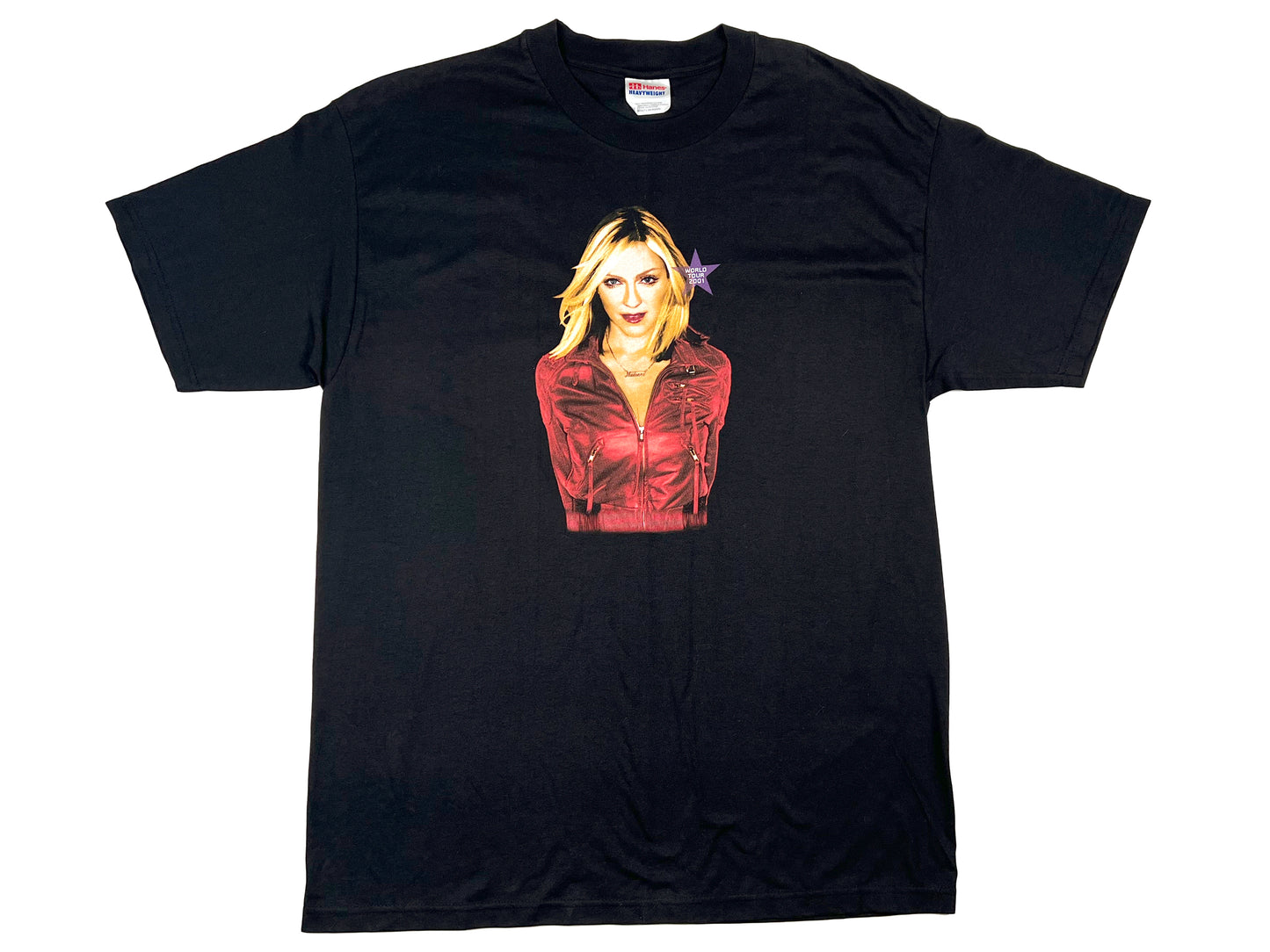 Vintage Madonna 'Drowned World Tour' 2001 Black T-Shirt y2k