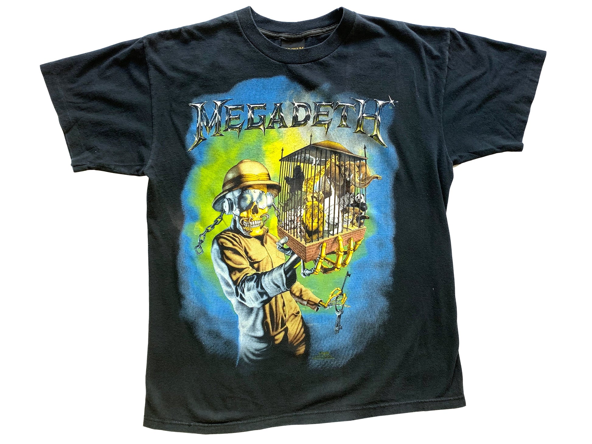 Vintage Megadeth 'Countdown to Extinction' Black T-Shirt Heavy Metal 90s