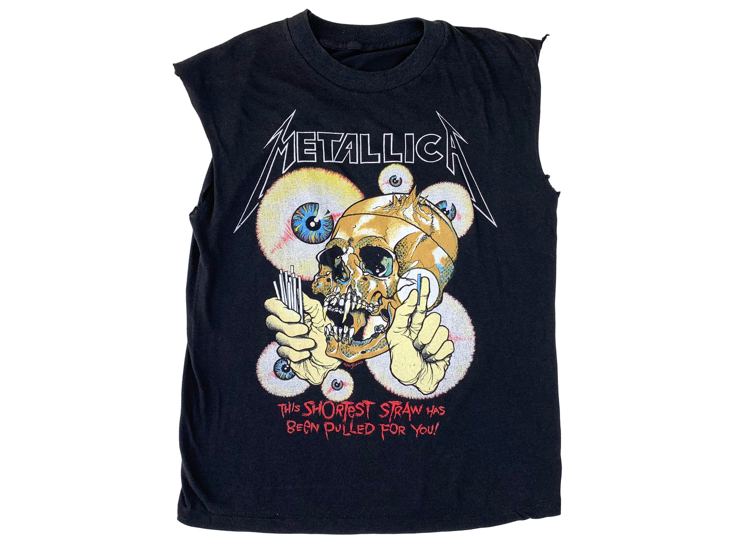 Vintage Metallica 'The Shortest Straw' x Pushead Sleeveless T-Shirt