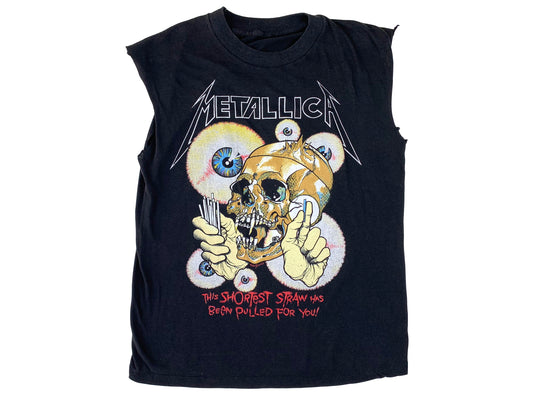 Vintage Metallica 'The Shortest Straw' x Pushead Sleeveless T-Shirt