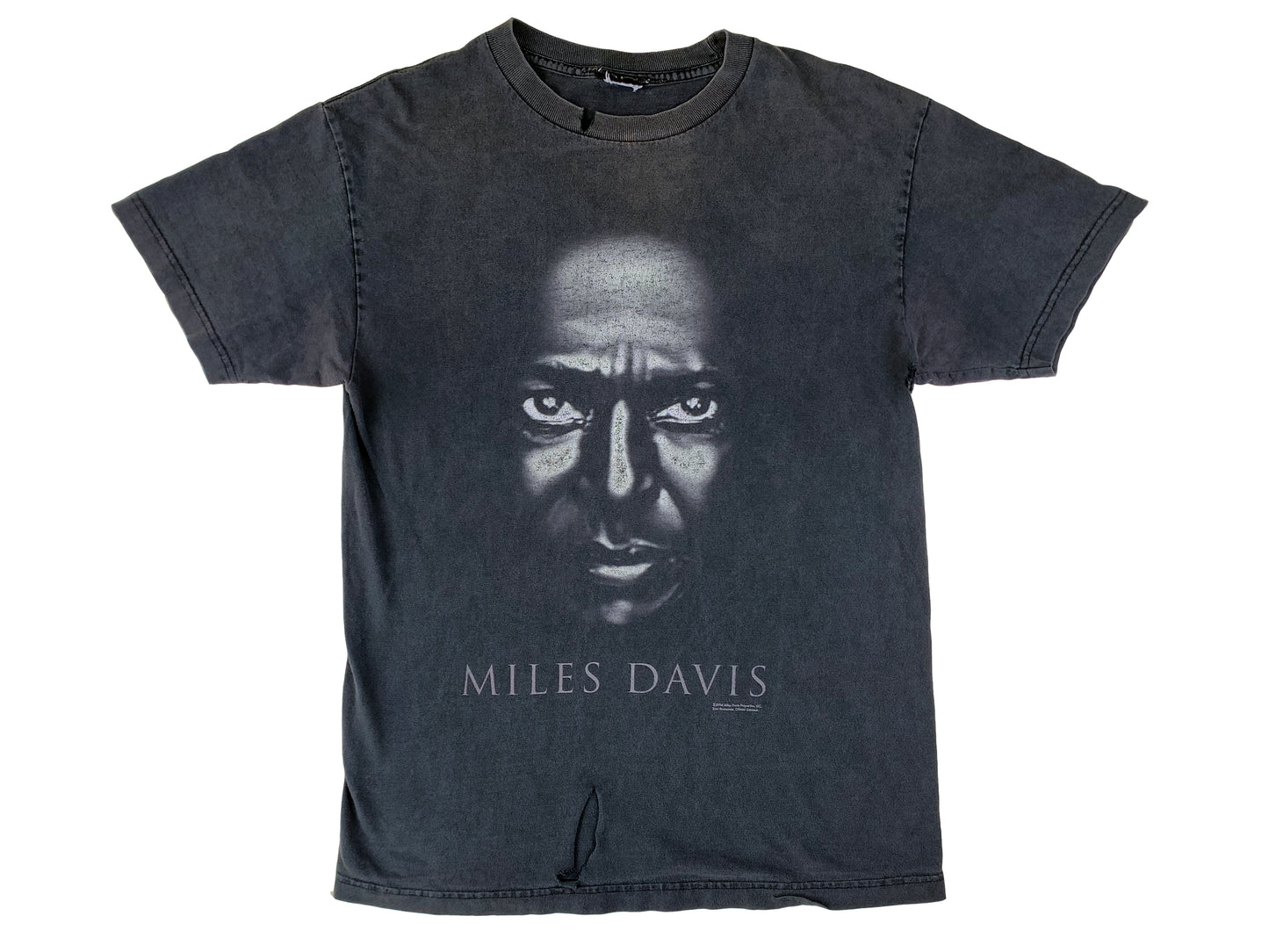Miles Davis Black T-Shirt 2004 y2k