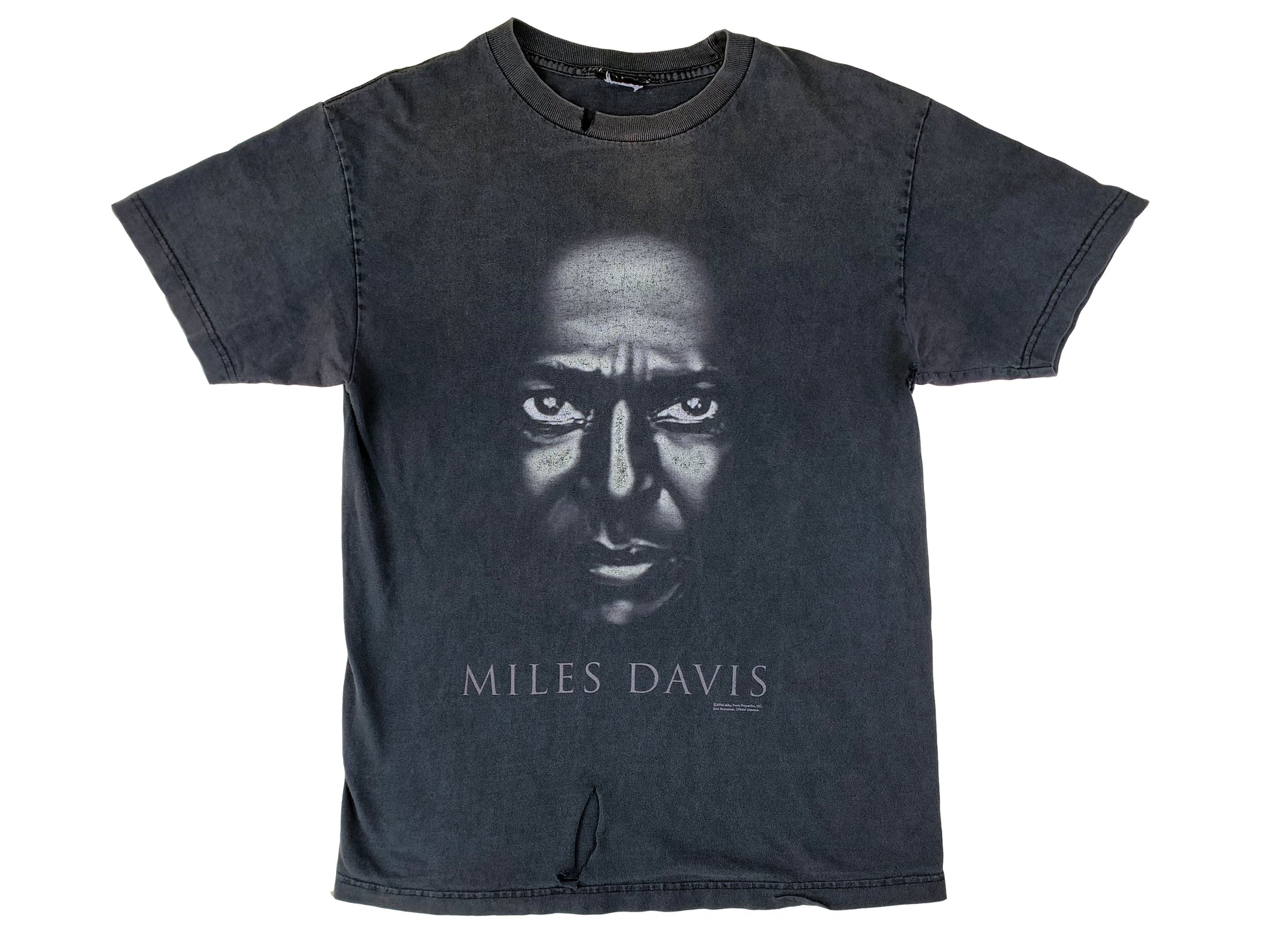 Miles Davis Black T-Shirt 2004 y2k