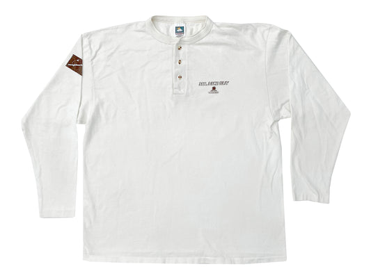 Vintage Mr. Nice Guy Movie Promo White Henley 90s Action Jackie Chan