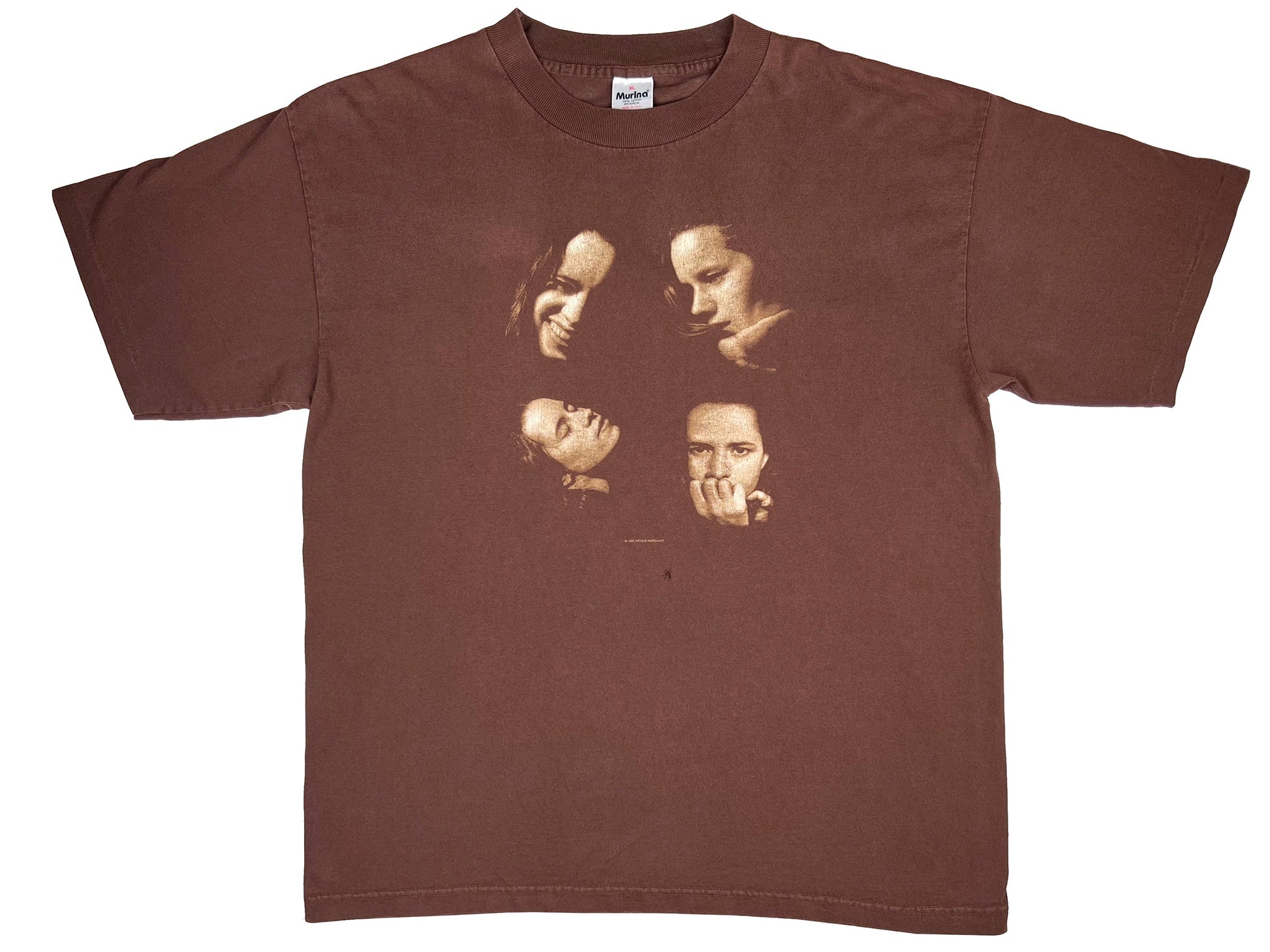 Vintage Natalie Merchant 'Tigerlily' Brown T-Shirt 90s Album promo