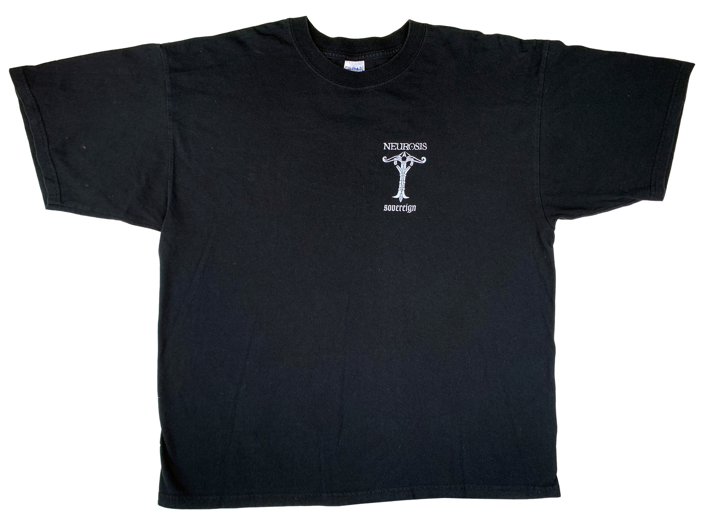 Vintage Neurosis 'Sovereign' Black T-Shirt Hardcore Metal Punk Album