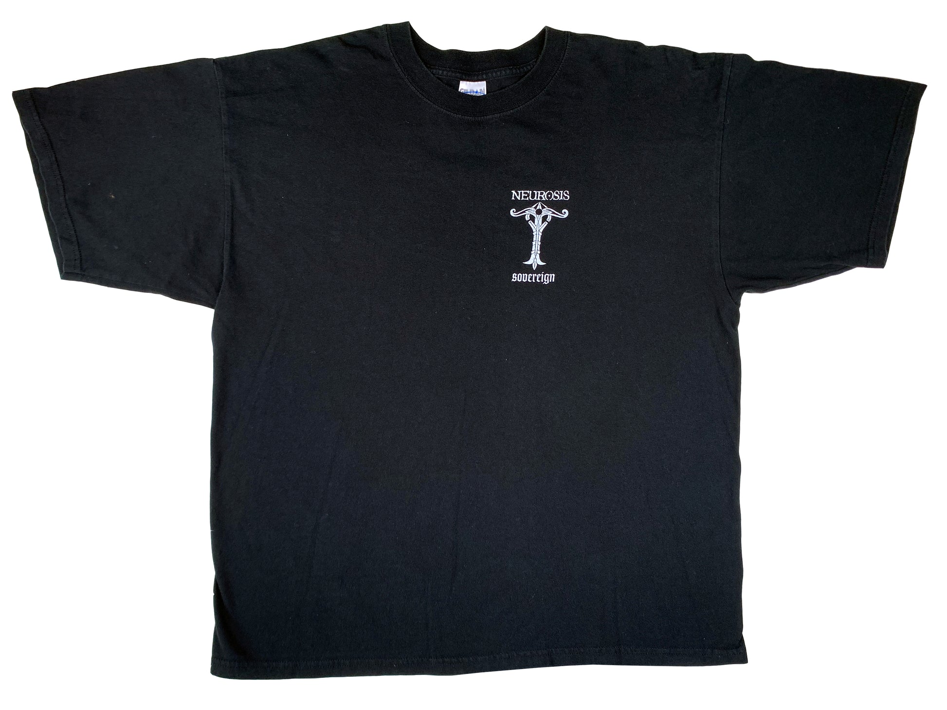Vintage Neurosis 'Sovereign' Black T-Shirt Hardcore Metal Punk Album