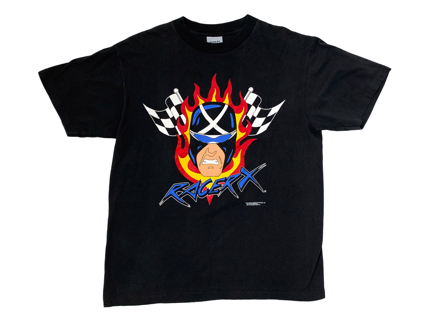 Vintage Speed Racer Racer X Black T-Shirt Stanley Desantis