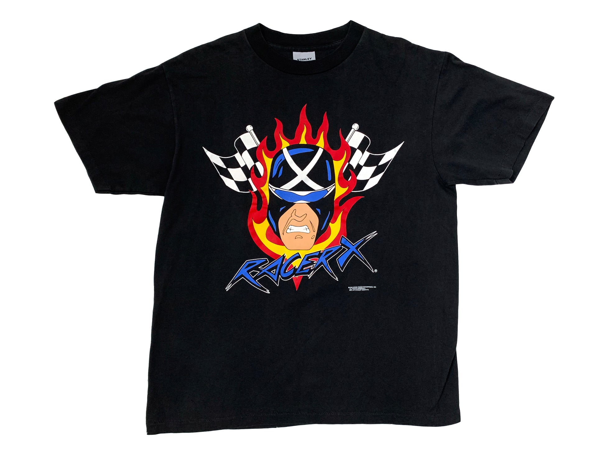 Vintage Speed Racer Racer X Black T-Shirt Stanley Desantis