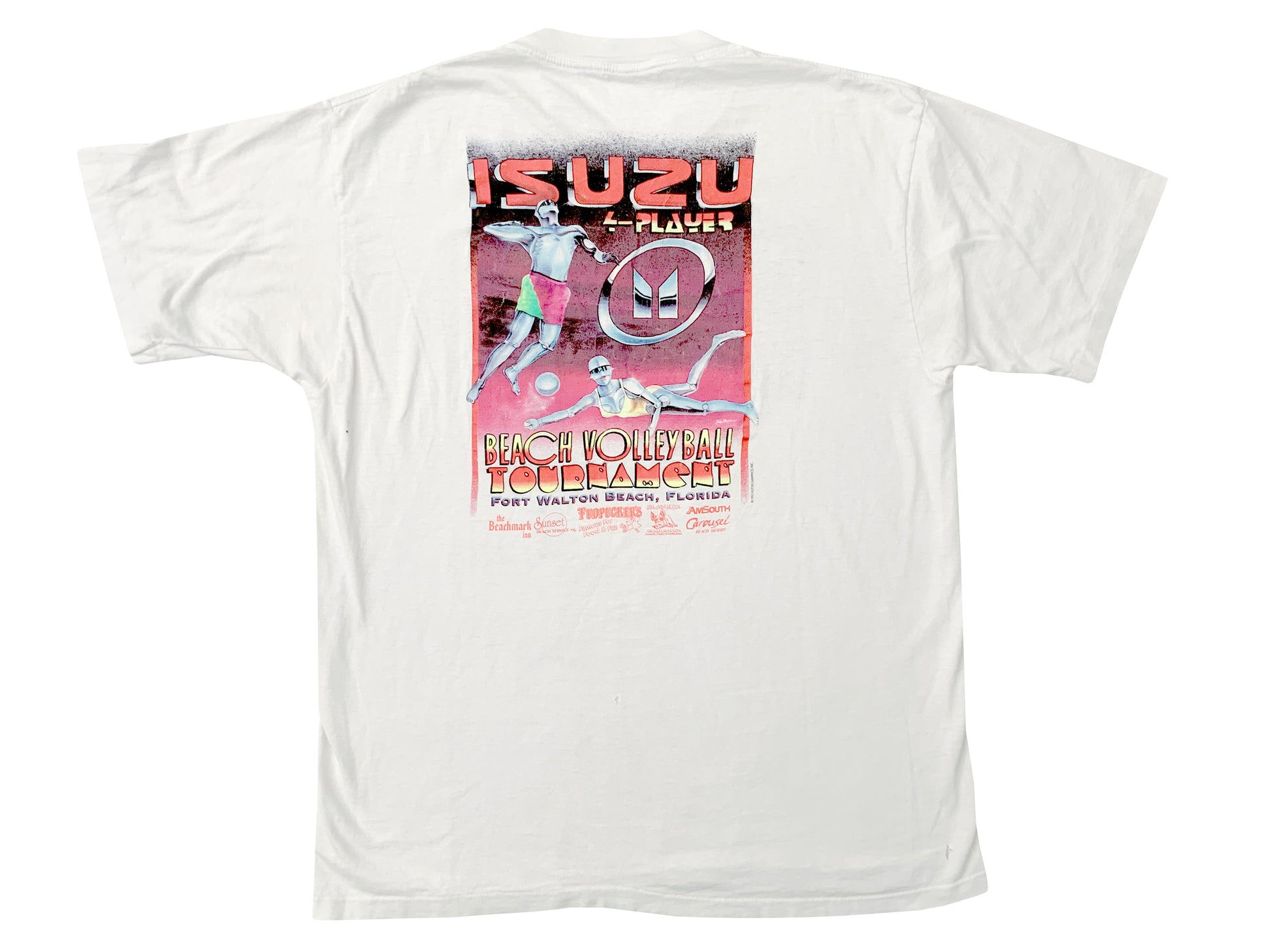 Vintage Hajime Sorayama Sexy Robot Style Isuzu 1993 Volleyball Tournament T-Shirt