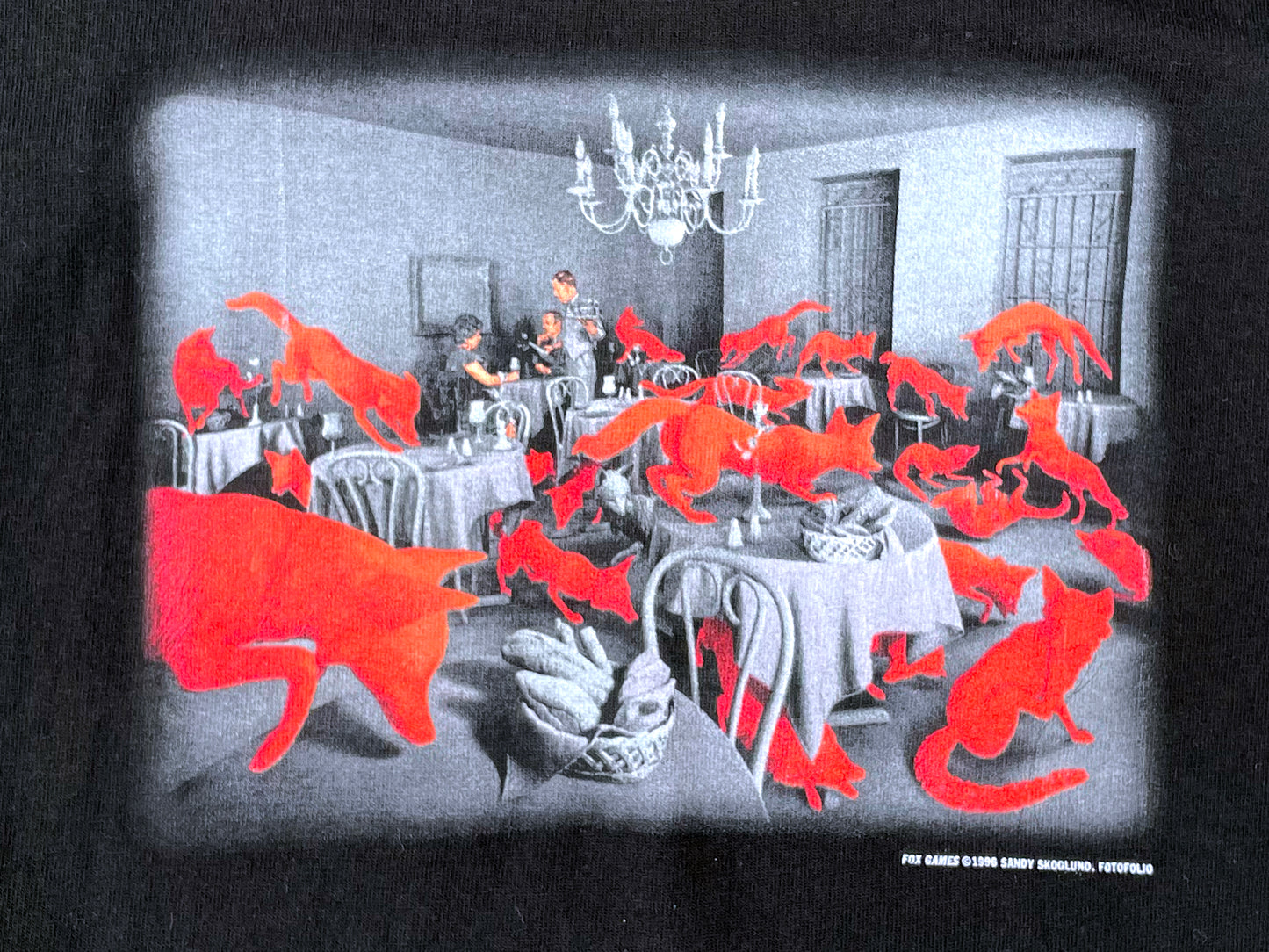 Fotofolio Sandy Skoglund 'Fox Games' T-Shirt