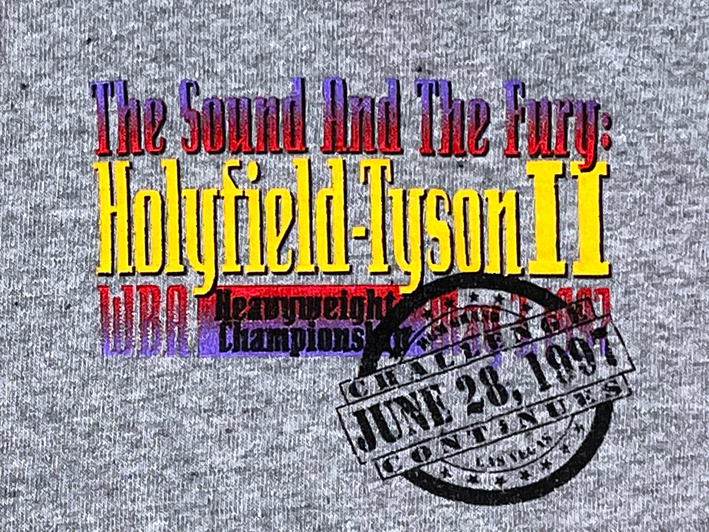Holyfield vs Tyson II T-Shirt