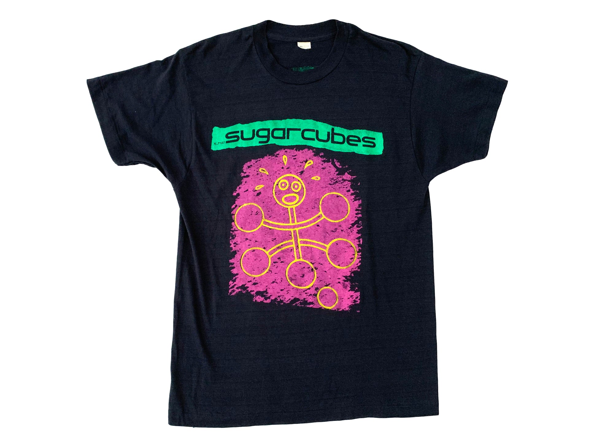 Vintage The Sugarcubes Black T-Shirt Bjork band Indie Rock Pop 80s 90s