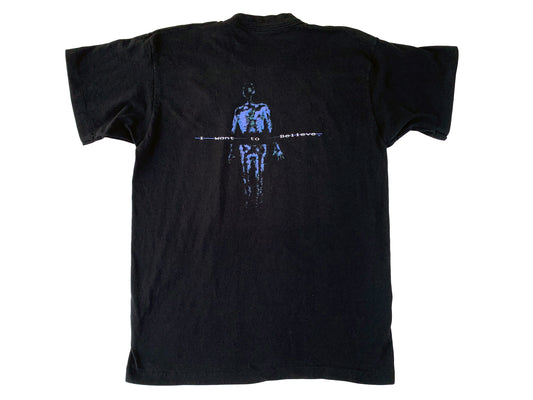 The X-Files 'I Want to Believe' Black T-Shirt TV Show Horror 90s Sci-Fi Science Fiction