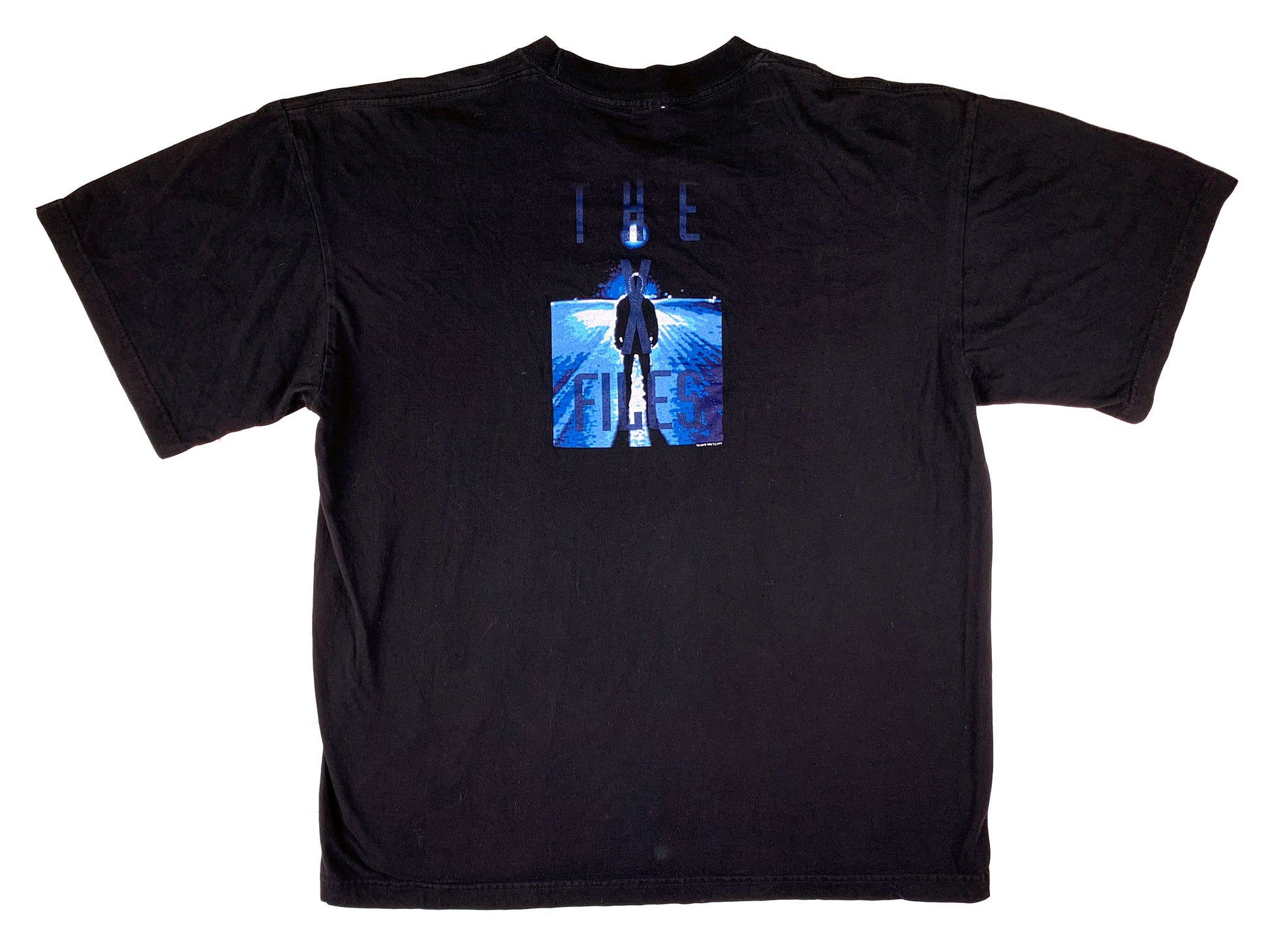 Vintage The X-Files 'Silhouette' Black T-Shirt TV Show Horror 90s Sci-Fi Science Fiction