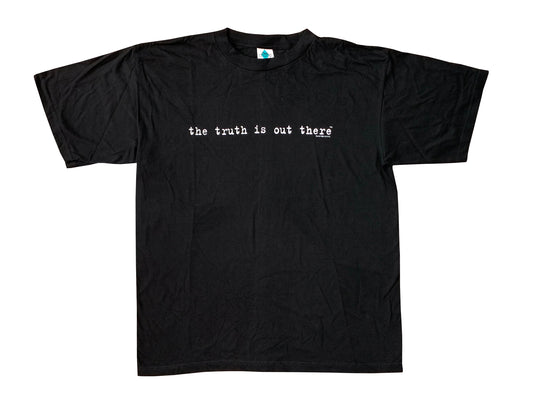 Vintage The X-Files 'The Truth is Out There' Black T-Shirt