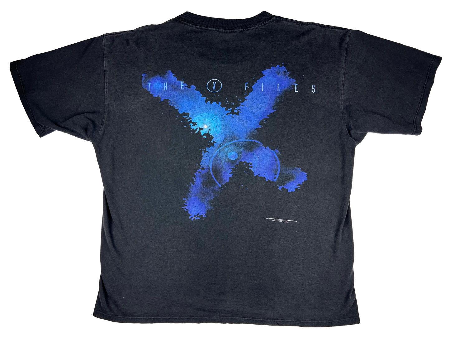 Vintage The X-files 'Trust No One' Black T-Shirt 90s TV Show Horror Sci-Fi Science Fiction