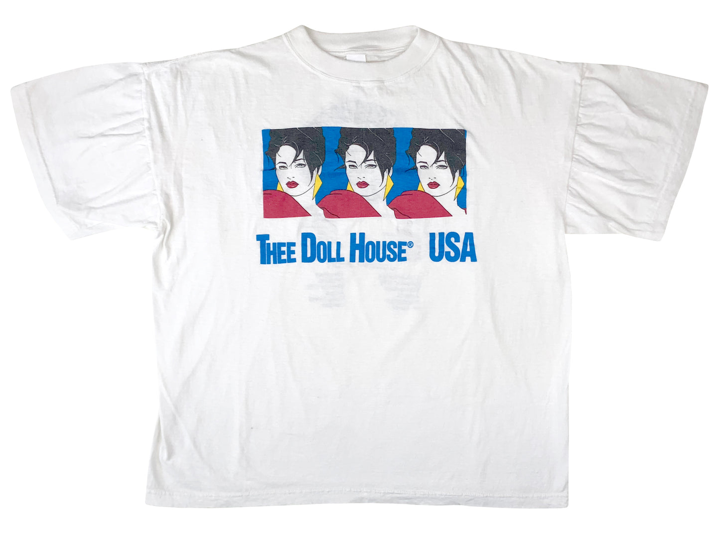 Vintage Thee Dollhouse USA White T-Shirt