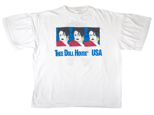 Vintage Thee Dollhouse USA White T-Shirt