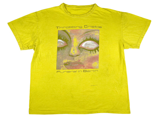 Throbbing Gristle 'Funeral in Berlin' Yellow T-Shirt