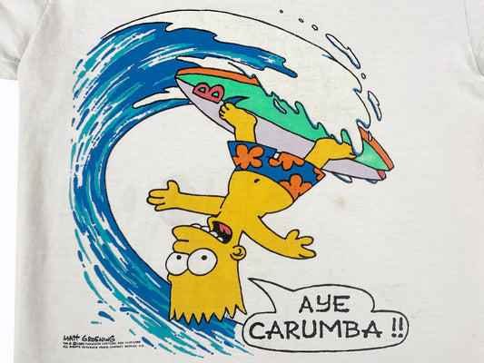 The Simpsons Bart Aye Carumba Surfing T-Shirt